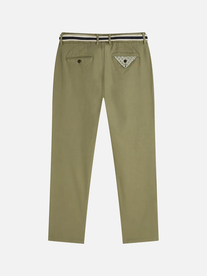 Warren Cotton Blend Twill Belted Chino