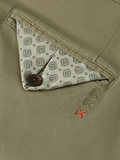 Warren Cotton Blend Twill Belted Chino