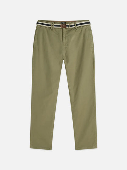 Warren Cotton Blend Twill Belted Chino