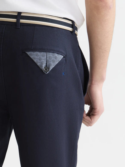 Warren Cotton Blend Twill Belted Chino