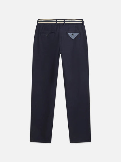 Warren Cotton Blend Twill Belted Chino