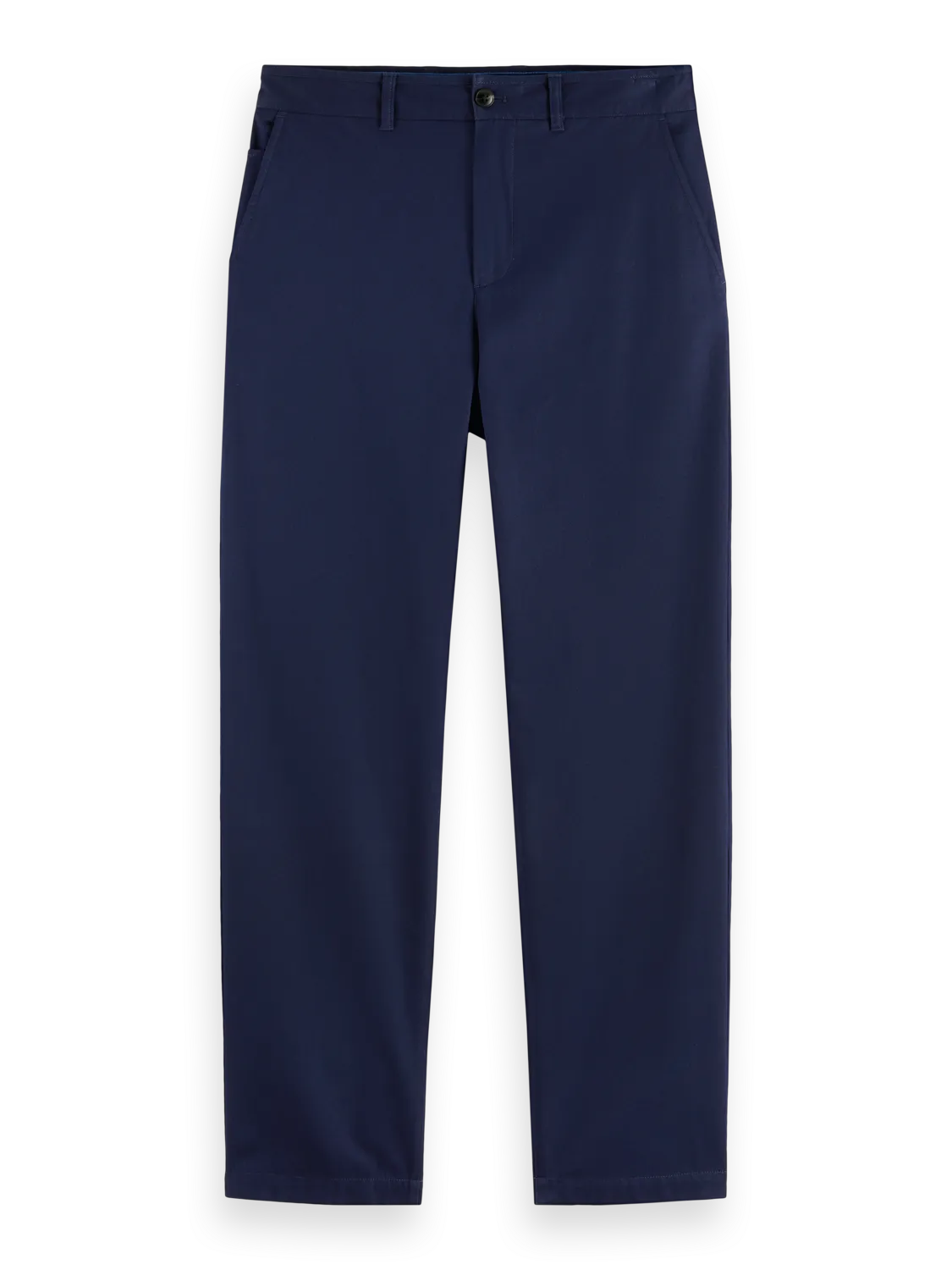 Straight Fit Cotton Twill Chino