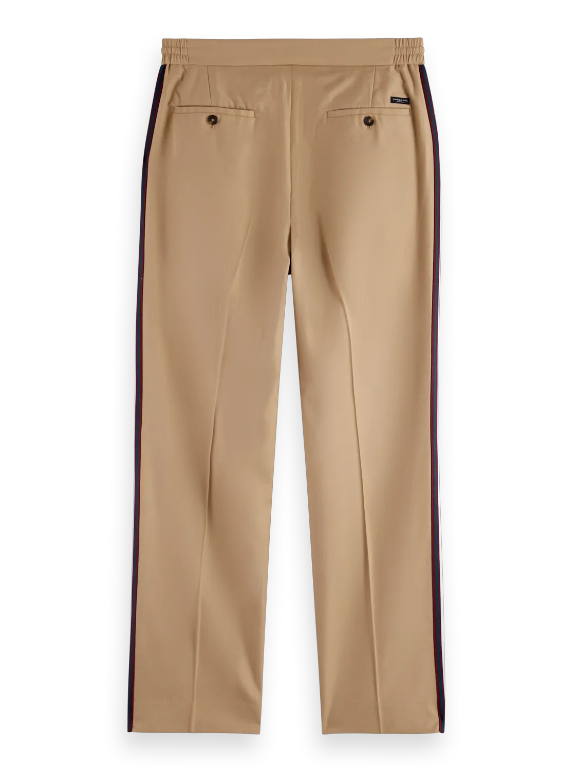 Tape-Trimmed Tailored Straight Fit Jogger