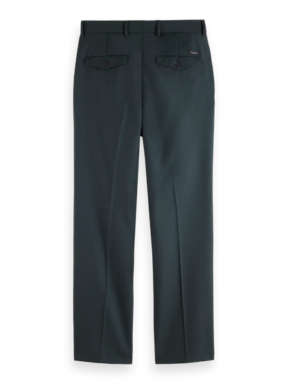 Relaxed Straight Fit Pleated Tailored Chino