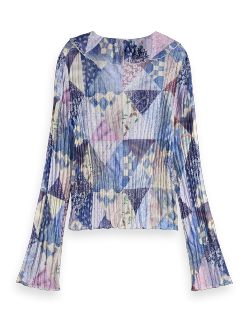 Quilted Ruffle Top