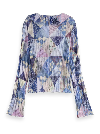 Quilted Ruffle Top