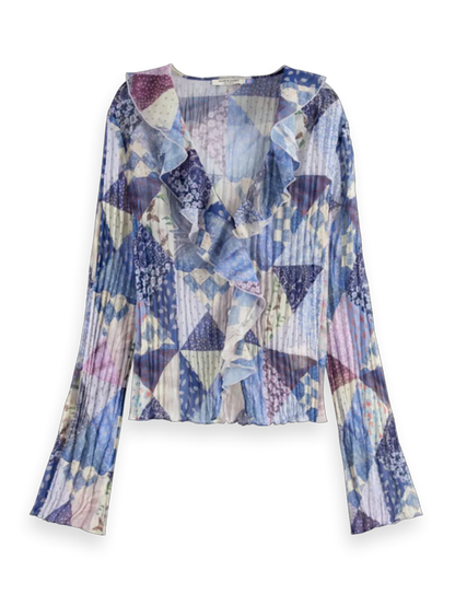 Quilted Ruffle Top