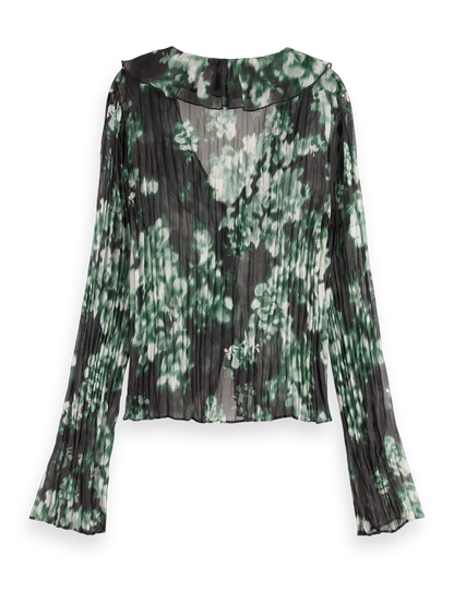 Floral Printed Ruffle Top
