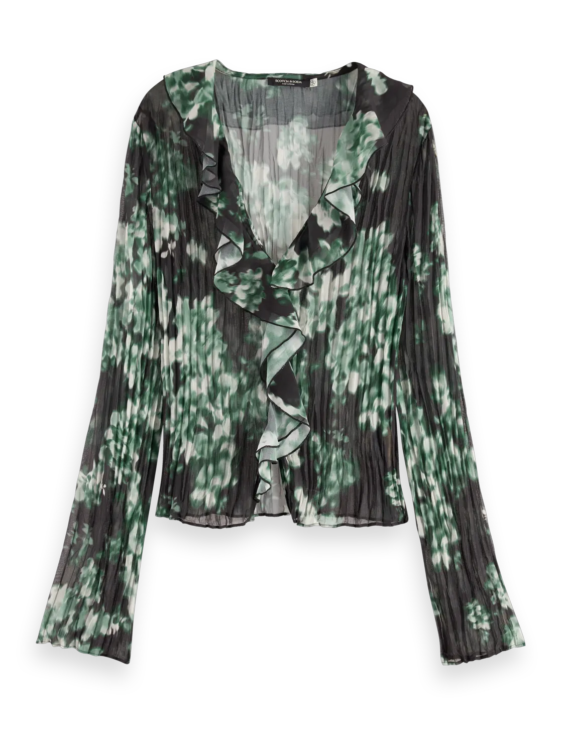 Floral Printed Ruffle Top