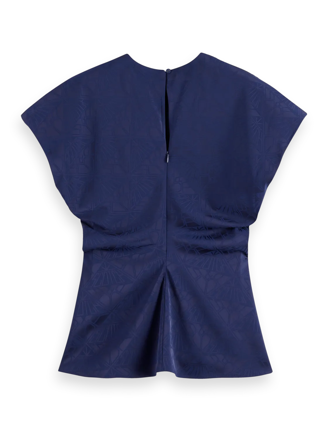 Satin Jacquard Top