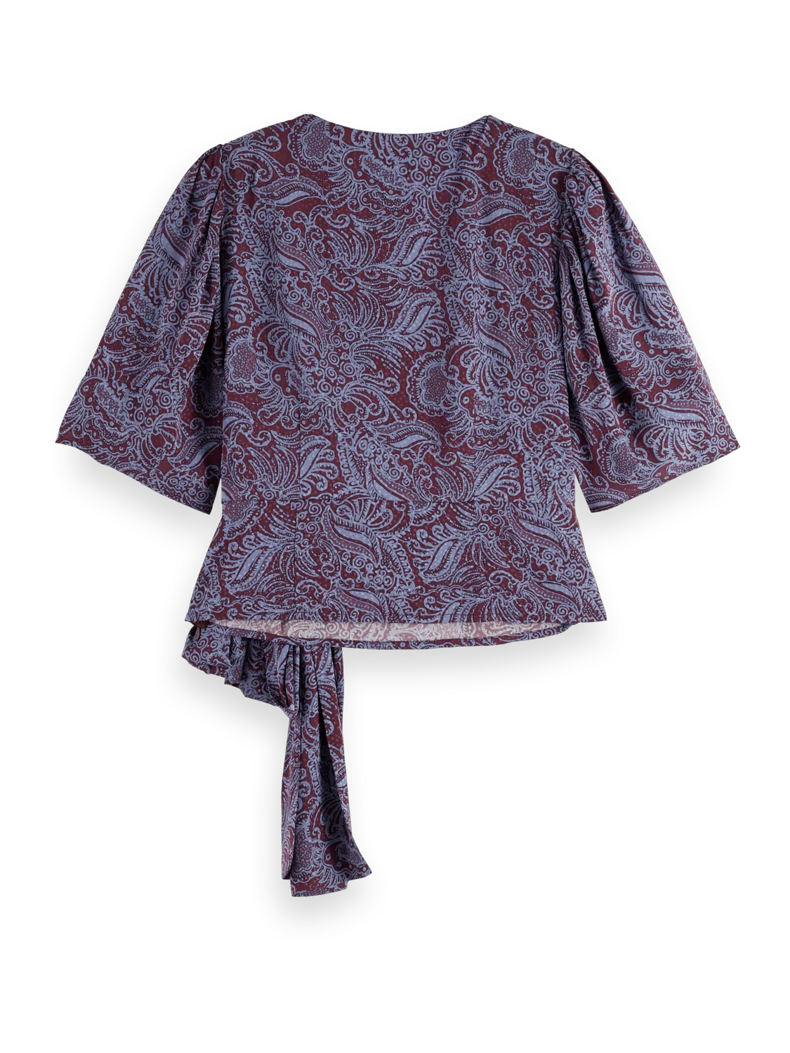Jacquard Knotted Top