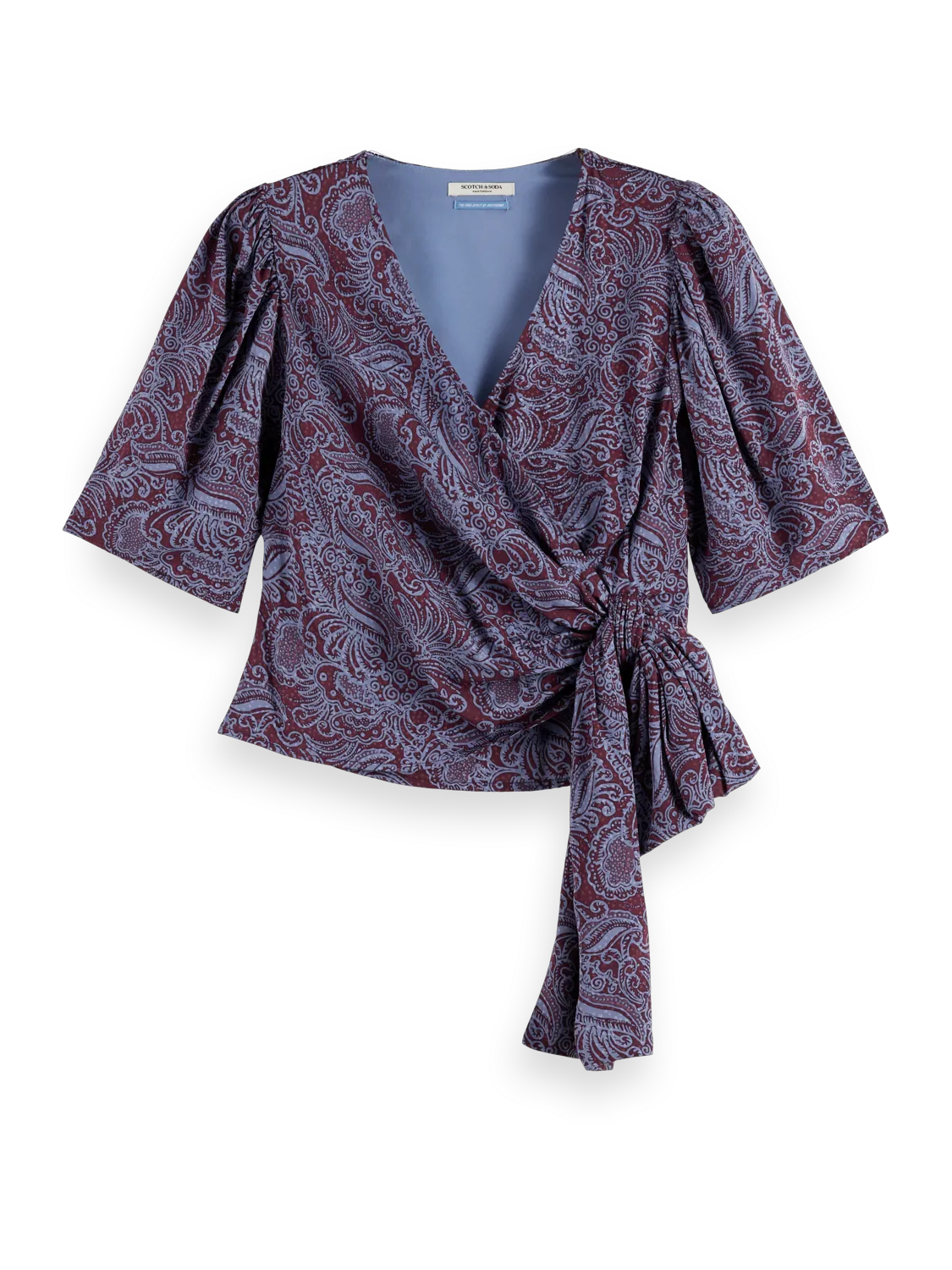 Jacquard Knotted Top