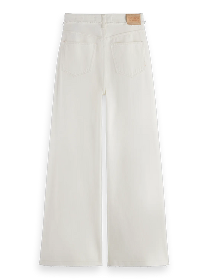 The Wave Wide Leg Jeans | Faded White