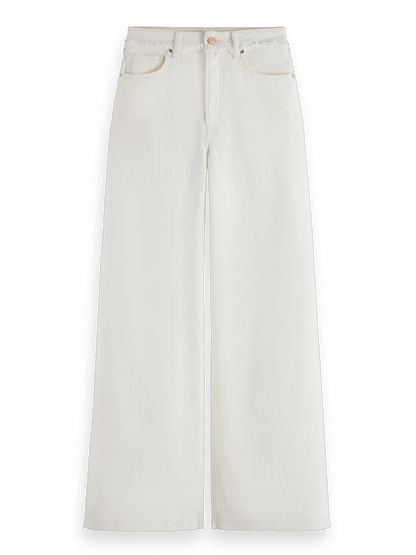 The Wave Wide Leg Jeans | Faded White