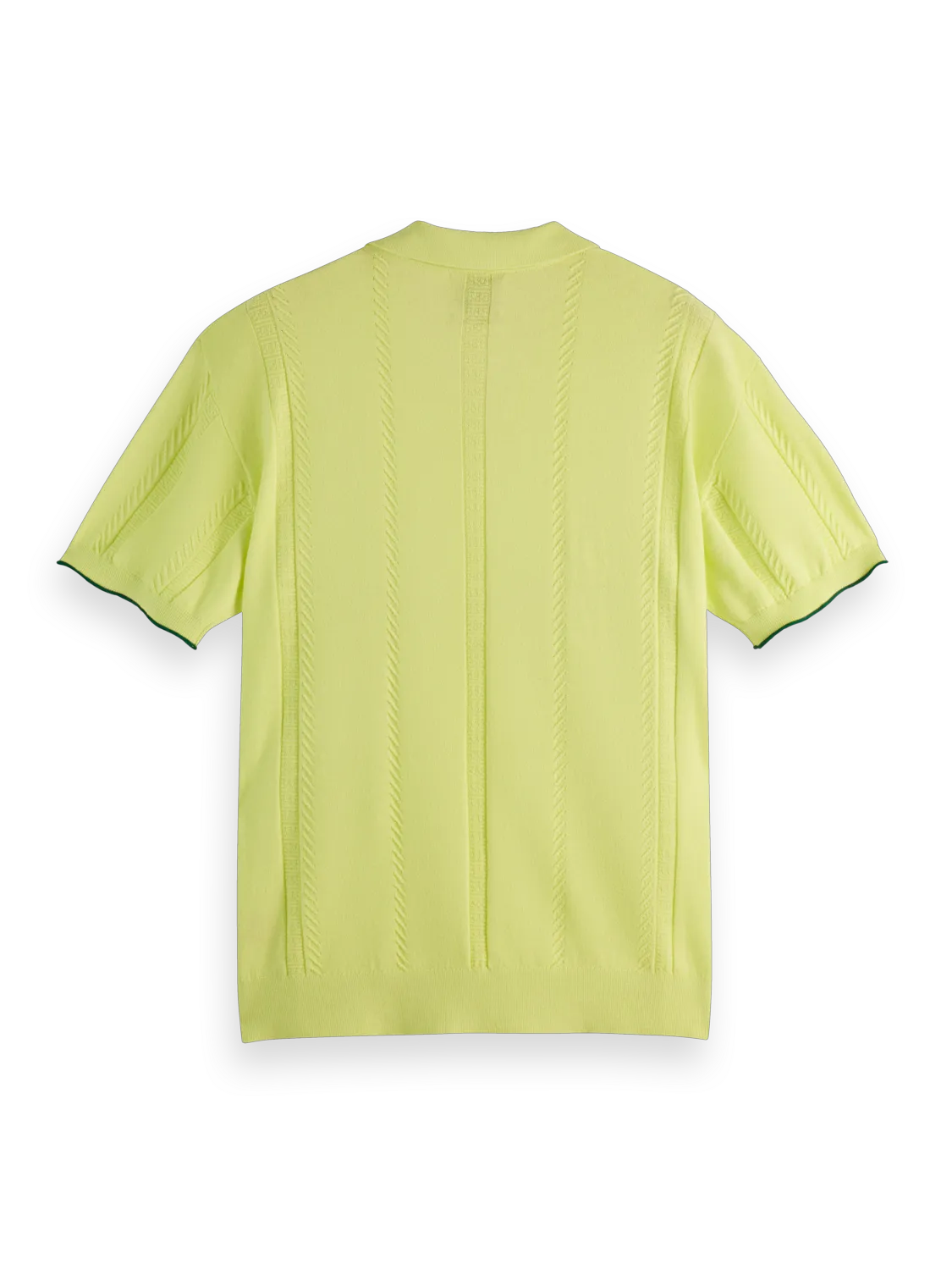 V-Neck Relaxed Fit Knit Polo
