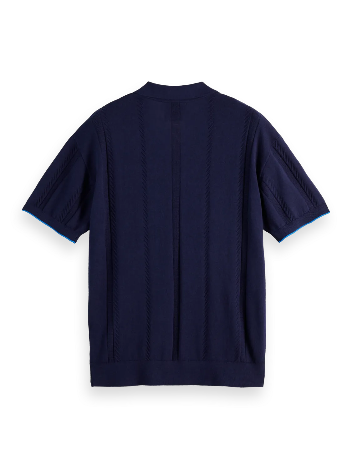 V-Neck Relaxed Fit Knit Polo