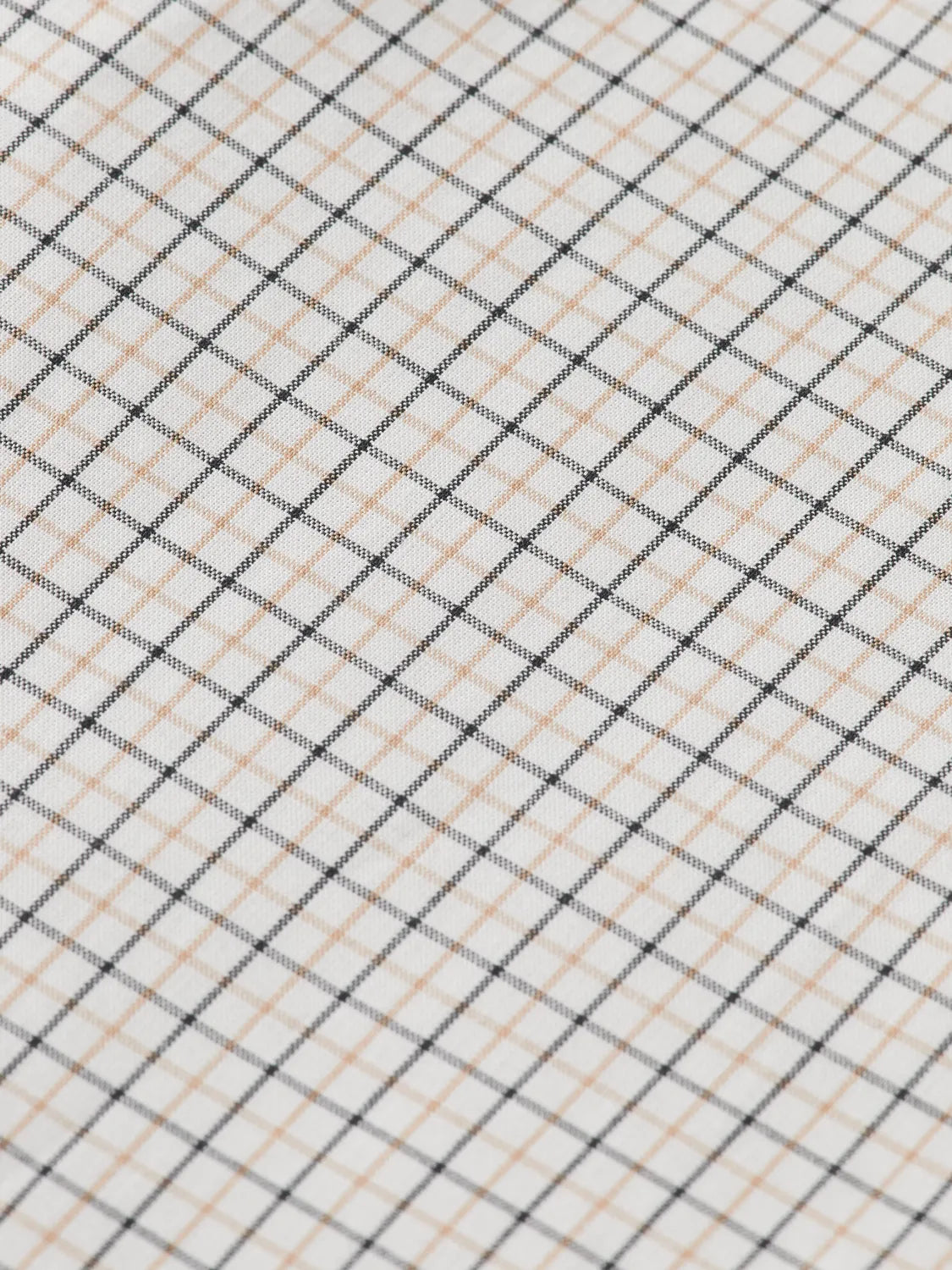 Relaxed Fit Yarn-Dyed Micro-Check Shirt
