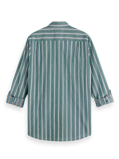 Regular Fit Dobby Stripe Shirt