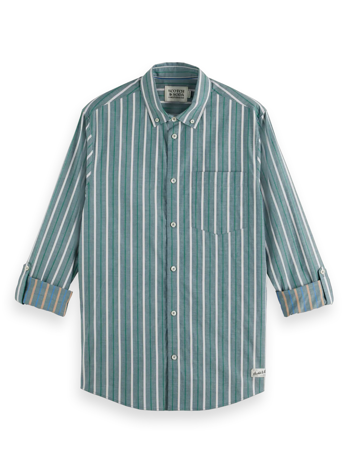 Regular Fit Dobby Stripe Shirt