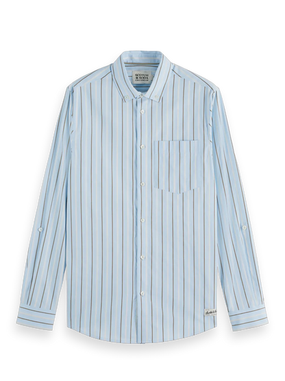 Regular Fit Dobby Stripe Shirt