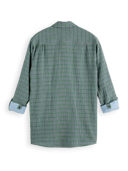Regular Fit Double Face Check Shirt