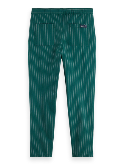 Fave Sporty Cotton-Blend Pinstripe Jogger