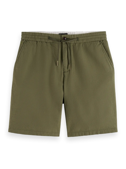 Fave Cotton Linen Relaxed Fit Bermuda Short
