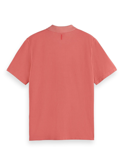 Garment Dye Pique Chest Pocket Polo