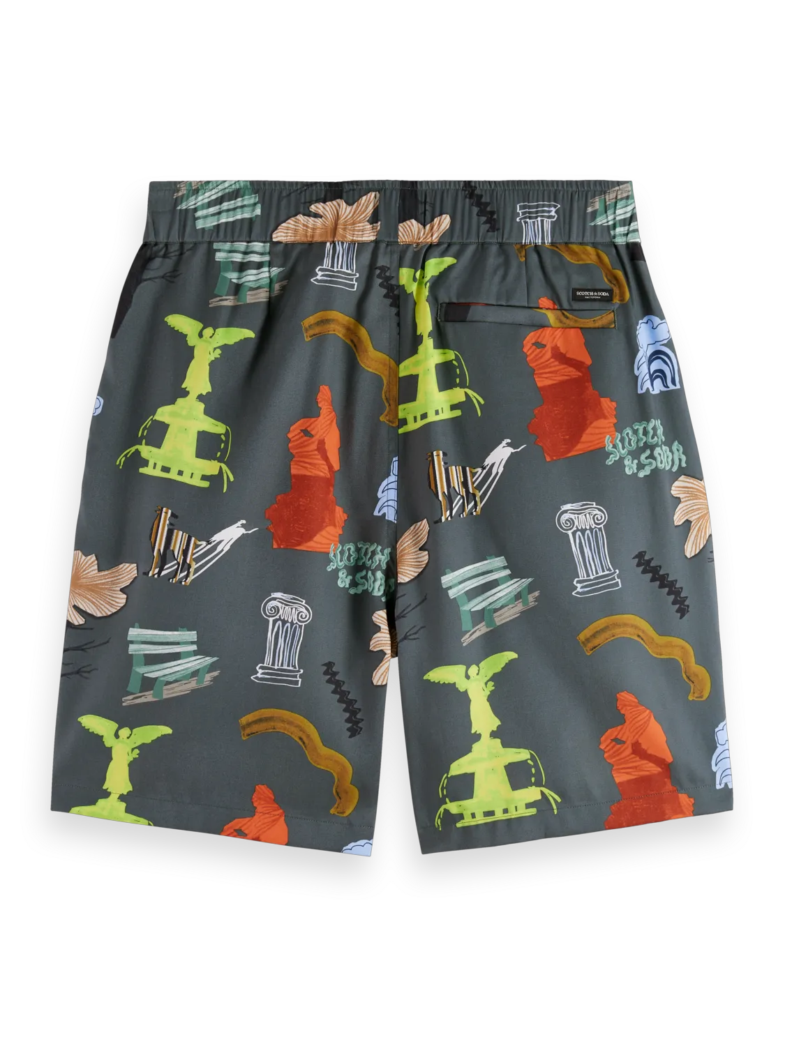 Fave Park Printed Relaxed Fit Bermuda Short