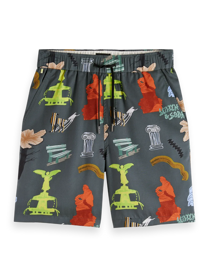 Fave Park Printed Relaxed Fit Bermuda Short