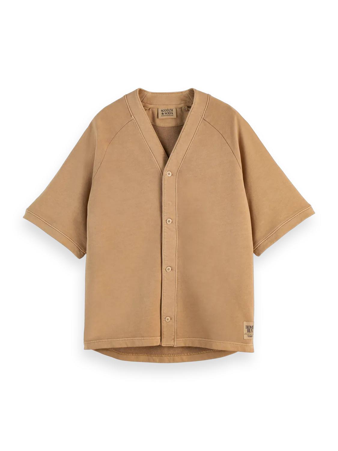 Baseball Short Sleeve Sweatshirt