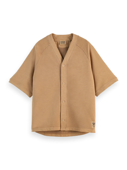 Baseball Short Sleeve Sweatshirt