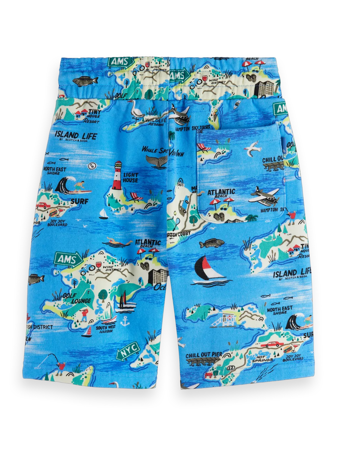 Boys' Hampton Printed Sweatshort