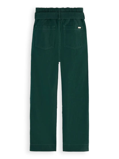 Girls' Paperbag Tie Tapered Pants