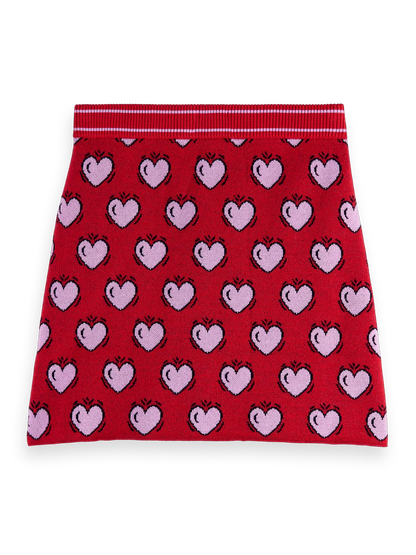 Scotch & Soda x Burton Morris Heart Printed Skirt