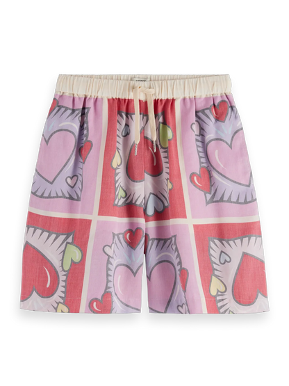 Scotch & Soda x Burton Morris Heart Printed Short