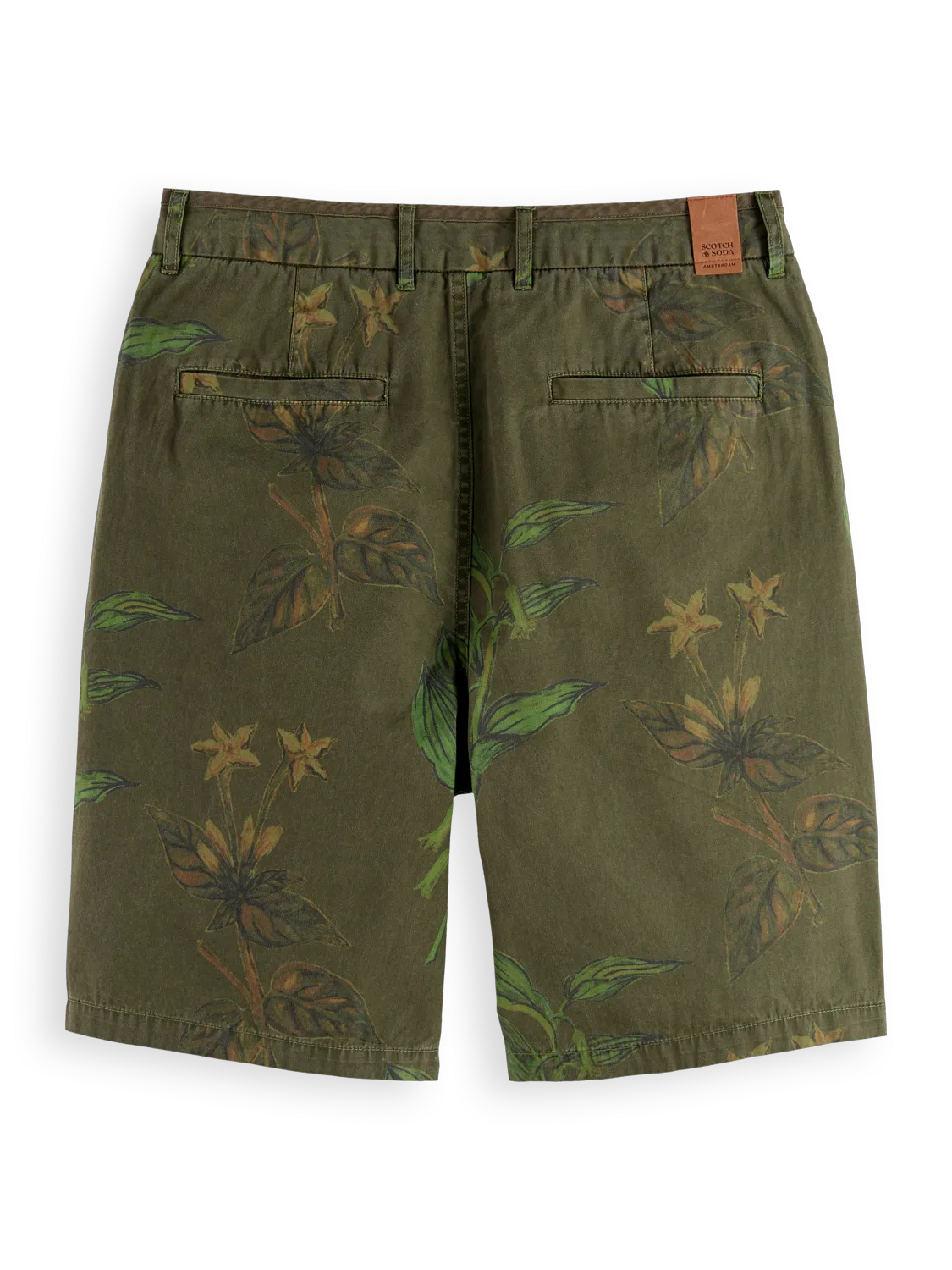Printed Cotton Relaxed Fit Short