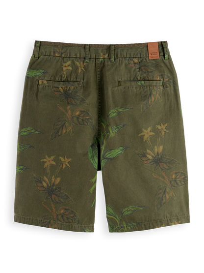 Printed Cotton Relaxed Fit Short