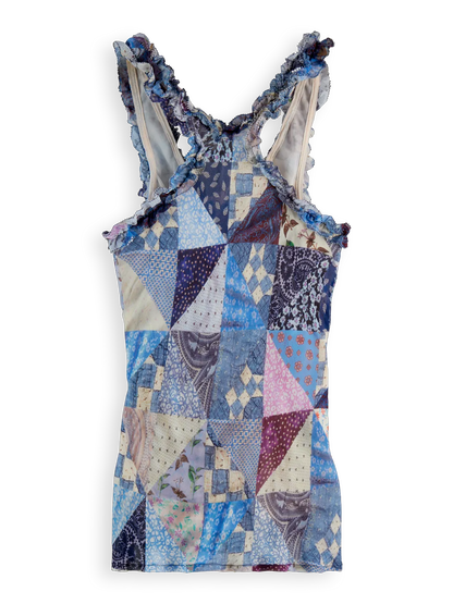 Ruffled Quilt Tank Top