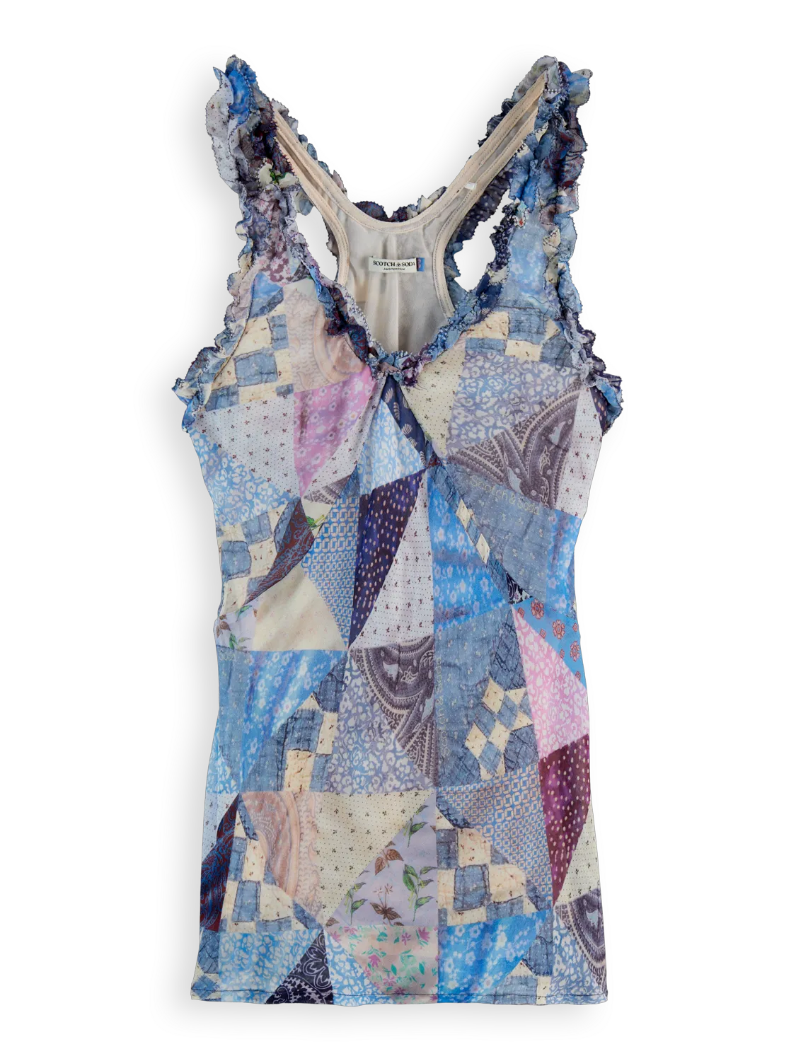 Ruffled Quilt Tank Top