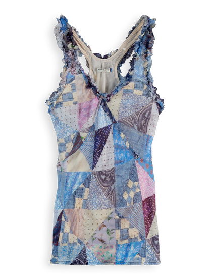 Ruffled Quilt Tank Top