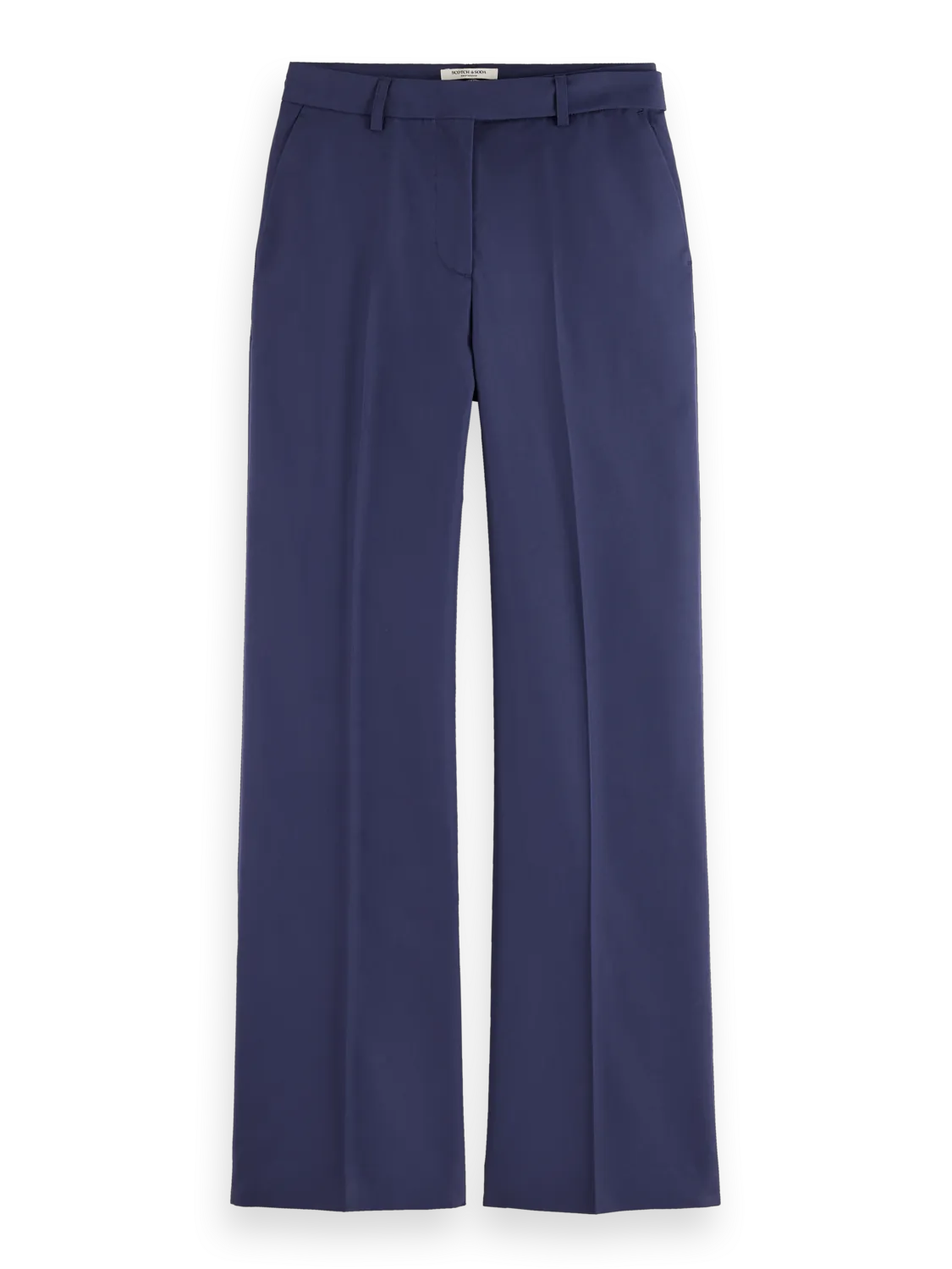 Edie Tailored Wide-Leg Fixed Belt Pant