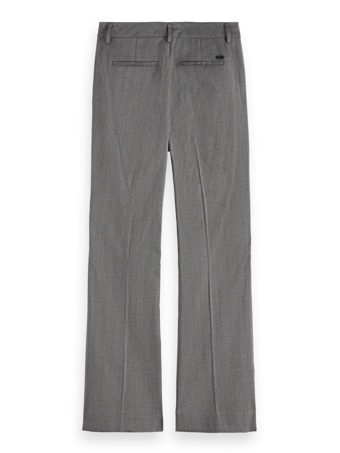 Violet Herringbone High Rise Flare Pant
