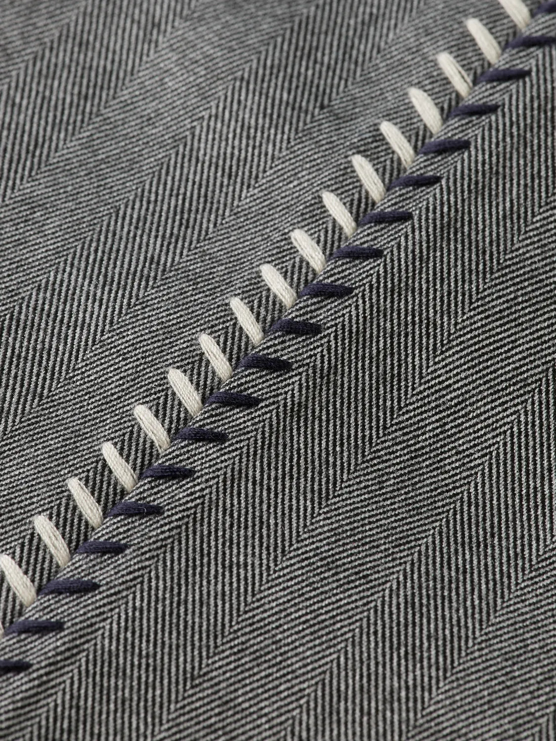 Violet Herringbone High Rise Flare Pant