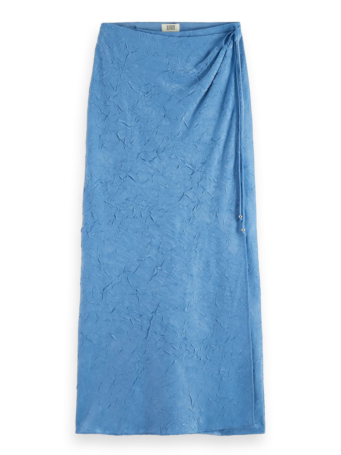 Crushed Satin Skirt