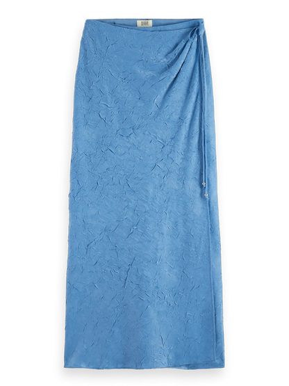 Crushed Satin Skirt