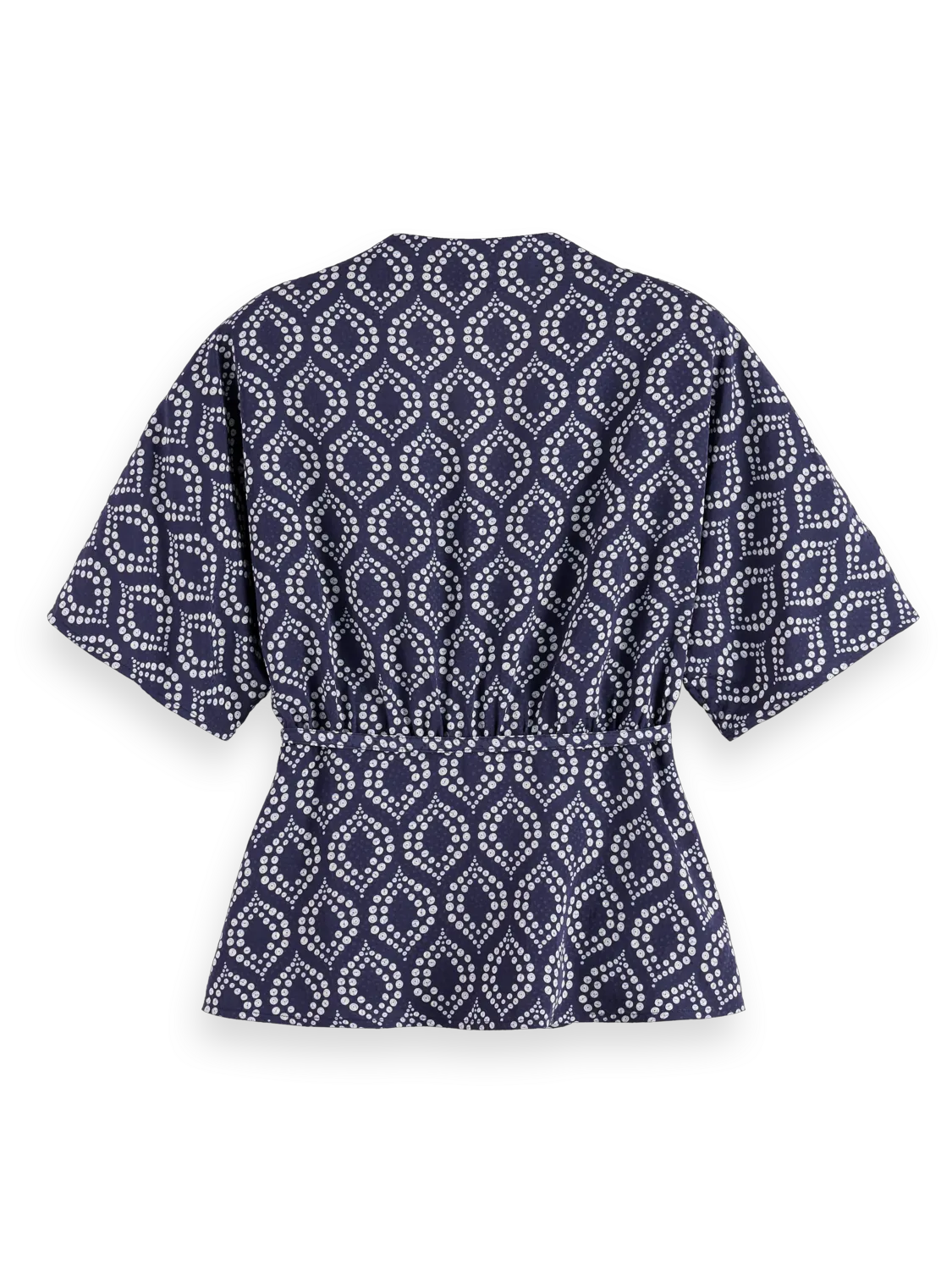 Jacquard Wrap Top