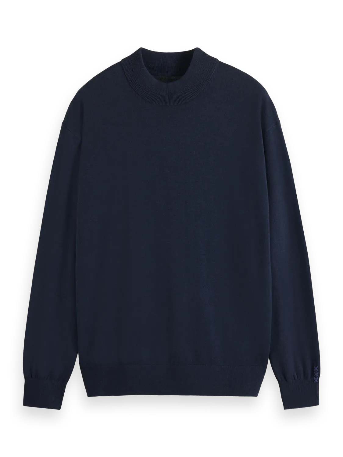Essentials — Drop Shoulder Mock Neck Pullover