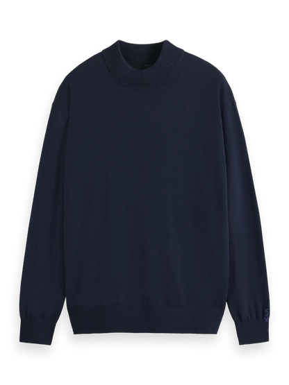 Essentials — Drop Shoulder Mock Neck Pullover