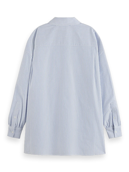 Essentials — Girlfriend Striped Oxford Shirt